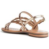 Sozy - S - Damessandalen - Bedrukt Leer - Metallic - Zomer