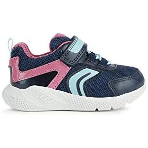 Geox Meisjes B Sprintye Girl B Sneakers, Navy Fuchsia, 26 EU