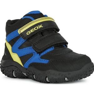 Geox B Baltic Boy B ABX sneakers voor jongens, zwart limoen, 25 EU