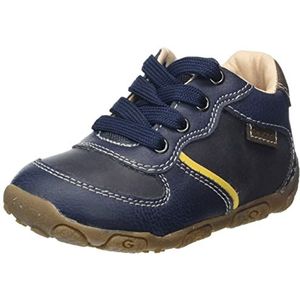 Geox Babyjongens B Balu' Boy First Walker Shoe, Navy Browncotto, 18 EU