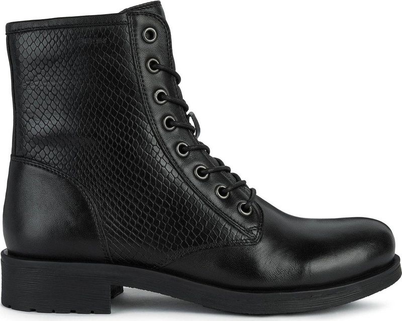GEOX - Rawelle - Boots - Zwart - Leer