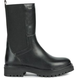 Geox - D Iridea B ABX - Dameslaarsjes - Zwart - Rubber