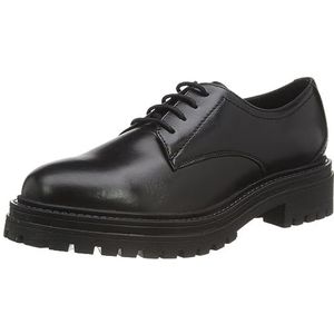 Geox Dames D Iridea School Uniform Shoe, zwart, 40 EU