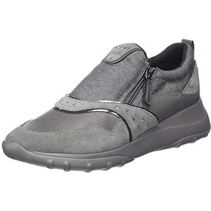 Geox D Alleniee Sneakers voor dames, dark grey, 40 EU