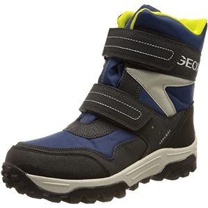 Geox Jongens J Himalaya Boy B ABX enkellaars, Navy Lime, 32 EU