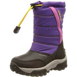 Geox Meisjes J Himalaya Girl B ab Snow Boot, Purple Black, 27 EU