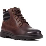 GEOX - ANDALO - Dames Laarzen - DK COFFEE - Gevet Leer