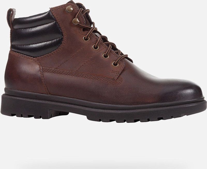 GEOX - ANDALO - Dames Laarzen - DK COFFEE - Gevet Leer