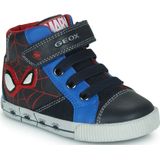 Hoge sneakers Kilwi x Spiderman GEOX. Leer materiaal. Maten 22. Blauw kleur
