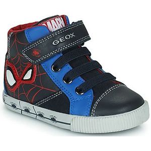 Hoge sneakers Kilwi x Spiderman GEOX. Leer materiaal. Maten 20. Blauw kleur