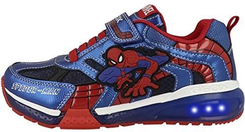 Geox Bayonyc jongens sneaker - Blauw multi - Maat 36