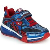 Ademende sneakers met LED Bayonic x Spiderman GEOX. Synthetisch materiaal. Maten 33. Blauw kleur