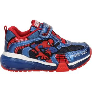 Ademende sneakers met LED Bayonic x Spiderman GEOX. Synthetisch materiaal. Maten 37. Blauw kleur
