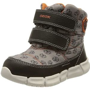 Geox Babyjongens B Flexyper Boy B ABX enkellaarsjes, Grijs Oranje, 22 EU