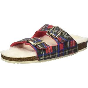 Geox - Brionia - Dames Sandalen - Beige - Vilten Bovenwerk