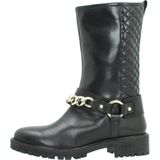 Geox - Meisjes D Hoara D - Kuitlaarzen - Zwart - Suède