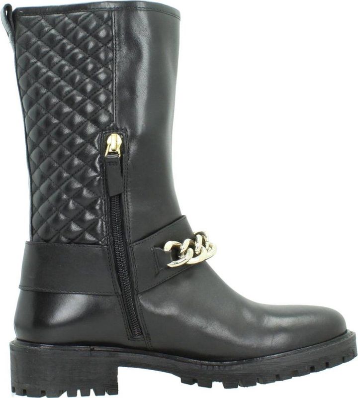 Geox - Meisjes D Hoara D - Kuitlaarzen - Zwart - Suède