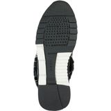 Geox - Falena Abx - Damesankle Boot - Zwart - Nylon en Leerlook