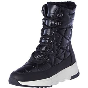 Geox D Falena B ABX B Enkellaarsjes voor dames, zwart, 42 EU