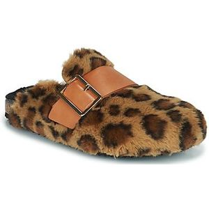 Geox D Brionia B Pantoffels voor dames, camel, 38 EU