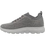 Geox - D Spherica - Sneakers - Antraciet - Wollen Blend