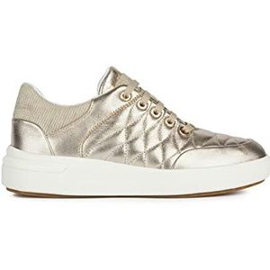 Geox D Dalyla B Sneakers voor dames, Champagne Lt Taupe, 40 EU