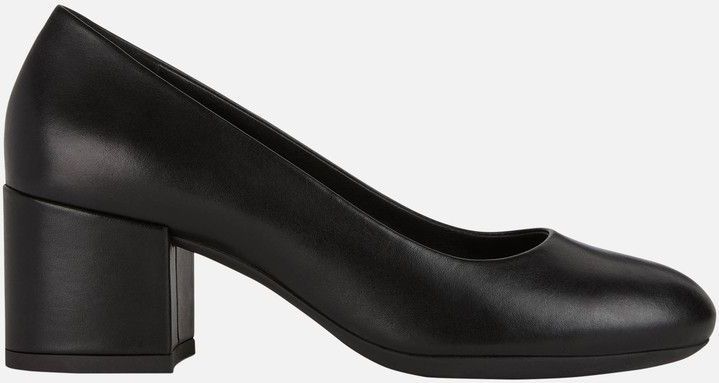 Eleana - Damesschoen - Zwart - Nappaleer - Hakken 5 cm