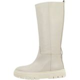 Geox - Enkellaarsjes - Beige - Leer en Polyester - Isotte Boots