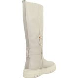 Geox - Enkellaarsjes - Beige - Leer en Polyester - Isotte Boots