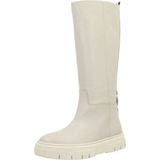 Geox - Enkellaarsjes - Beige - Leer en Polyester - Isotte Boots
