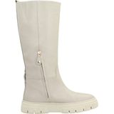 Geox - Enkellaarsjes - Beige - Leer en Polyester - Isotte Boots