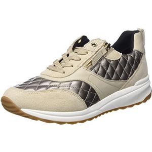 Geox D Airell A Sneakers voor dames, Sand Lt Taupe, 35 EU