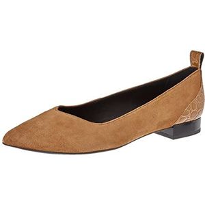 Geox Dames D Charyssa ballet Flat, cognac, 37 EU