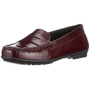 Geox Dames D Elidia Moccasin, bordeaux, 36 EU