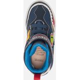 Geox - J Inek Boy - Sneakers - Navy Blauw - Synthetisch - Plat