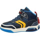 Geox - J Inek Boy - Sneakers - Navy Blauw - Synthetisch - Plat