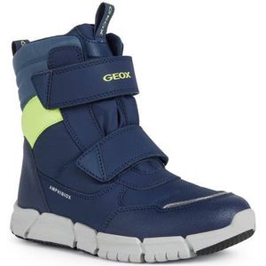 Geox - J Flexyper Boy B ABX - Enkellaarzen - Navy Fluo Geel