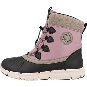 Geox J Flexyper Girl B ab enkellaarsjes voor meisjes, Zwart Dk Roze, 29 EU