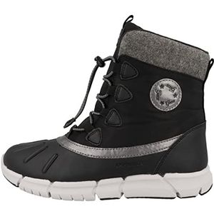 Geox Meisjes J Flexyper Girl B enkellaarsjes, zwart, 32 EU