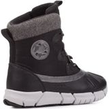Geox - Flexyper - Enkellaarsjes - Zwart - Polyester/Polyurethaan/Textiel