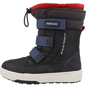 Geox J Bunshee Pg Boy B A, Fashion Boot Heren, Navy Red, 35 EU, marinerood