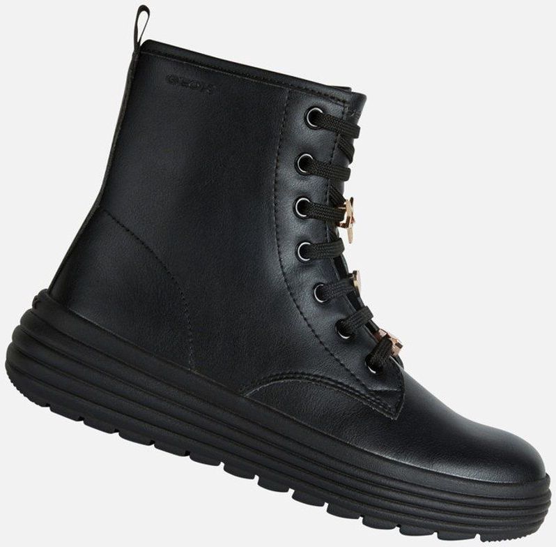 Geox  J PHAOLAE GIRL  Laarzen  kind Zwart