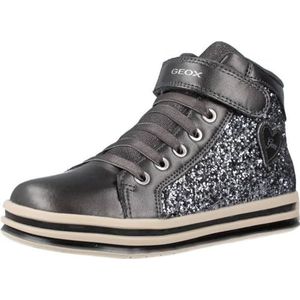Geox J Pawnee Girl A Sneakers voor meisjes, donkergrijs (dark grey), 32 EU