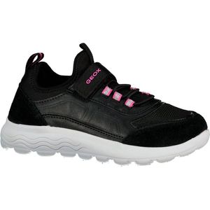 Geox Girl's J Spherica Sneakers, zwart, 35 EU Smal