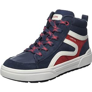 Geox J Weemble Boy B Sneakers voor jongens, rood (navy red), 37 EU
