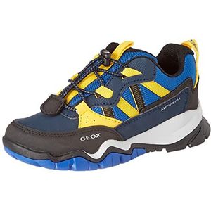 Geox Jongens J Montrack Boy B ABX Sneakers, Royal Yellow, 34 EU