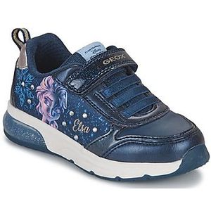 Geox J Spaceclub Girl D Sneakers voor meisjes, Navy Platinum, 32 EU