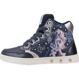 J Skylin G. E - Sneakers - Zwart - Imitatieleder - Motiefprint - Velcro Sluiting