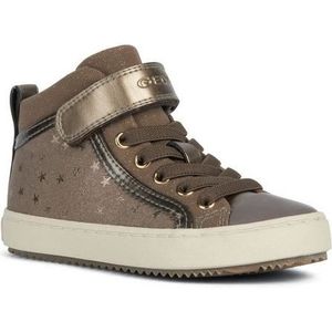 Geox J Kalispera Girl I Sneakers voor meisjes, grijs (smoke grey), 35 EU
