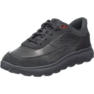 Geox U Spherica, herensneakers, Antraciet